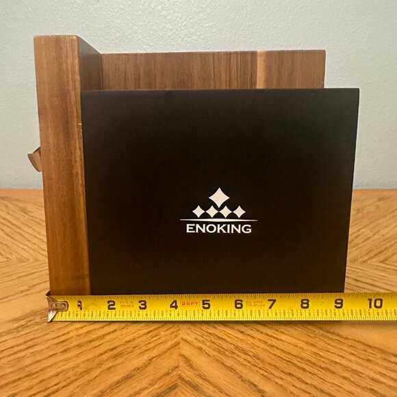 Natural Hardwood Knife Block Wooden Counter Storage 14 Slots Spaces - Picture 9 of 10